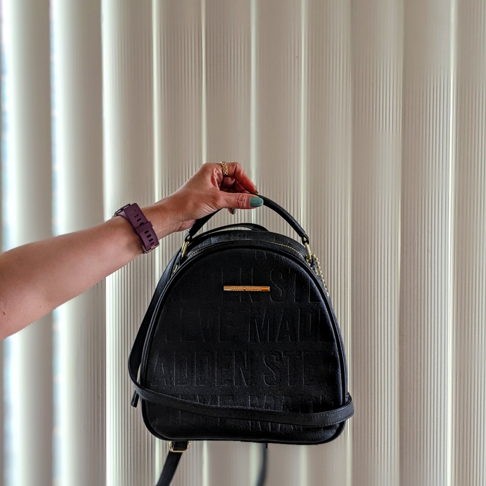 Steve Madden Black Backpack Women